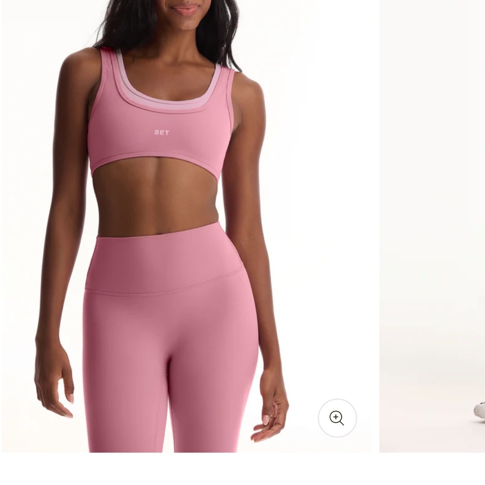 Set Active Set - Airluxe breathe high rise leggings and breathe layer scoop bra